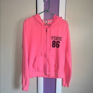 Pink VS Zip-Up Hoodie